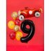 Foil Balloon Number ''9'', 86cm, black