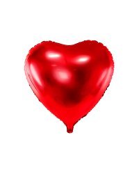 Foil Balloon Heart, 61cm, red