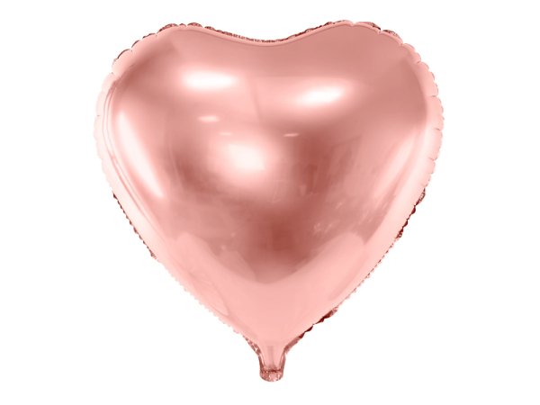 Foil Balloon Heart, 61cm, rose gold