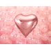 Foil Balloon Heart, 61cm, rose gold