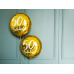 Foil Balloon 50th Birthday, gold, 45 cm