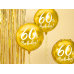 Foil Balloon 60th Birthday, gold, 45 cm