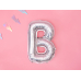 Foil Balloon Letter ''B'', 35cm, holographic