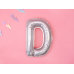 Foil Balloon Letter ''D'', 35cm, holographic