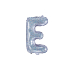 Foil Balloon Letter ''E'', 35cm, holographic