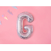 Foil Balloon Letter ''G'', 35cm, holographic