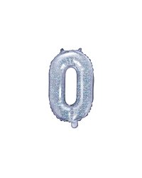 Foil Balloon Letter ''O'', 35cm, holographic