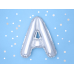 Foil Balloon Letter ''A'', 35cm, silver