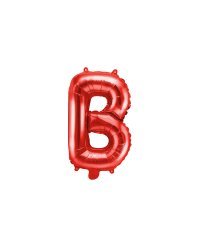 Foil Balloon Letter ''B'', 35cm, red