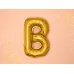 Foil Balloon Letter ''B'', 35cm, gold