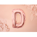 Foil Balloon Letter ''D'', 35cm, rose gold