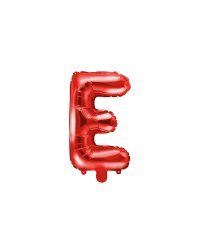 Foil Balloon Letter ''E'', 35cm, red