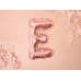 Foil Balloon Letter ''E'', 35cm, rose gold