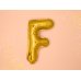 Foil Balloon Letter ''F'', 35cm, gold