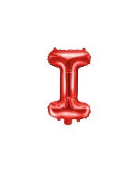 Foil Balloon Letter ''I'', 35cm, red