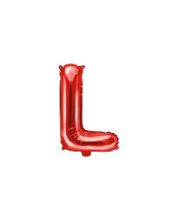 Foil Balloon Letter ''L'', 35cm, red