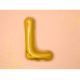 Foil Balloon Letter ''L'', 35cm, gold