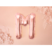 Foil Balloon Letter ''M'', 35cm, rose gold