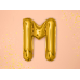 Foil Balloon Letter ''M'', 35cm, gold