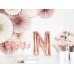 Foil Balloon Letter ''N'', 35cm, rose gold