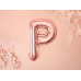 Foil Balloon Letter ''P'', 35cm, rose gold