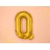 Foil Balloon Letter ''Q'', 35cm, gold