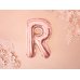 Foil Balloon Letter ''R'', 35cm, rose gold