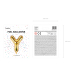 Foil Balloon Letter ''Y'', 35cm, gold