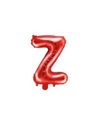 Foil Balloon Letter ''Z'', 35cm, red