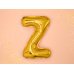 Foil Balloon Letter ''Z'', 35cm, gold