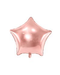 Foil Balloon Star, 48cm, rose gold