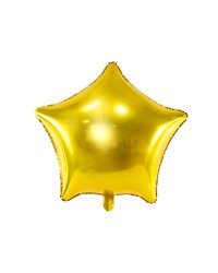 Foil Balloon Star, 48cm, gold