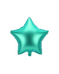 Foil balloon Star, 48cm, green