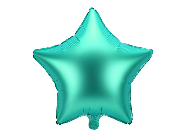 Foil balloon Star, 48cm, green