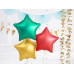 Foil balloon Star, 48cm, green