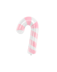 Foil balloon Candy cane, 50x82cm, pink