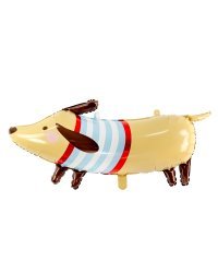 Foil balloon Dachshund, 90x40cm, mix