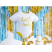 Foil balloon Baby romper - Hello Baby, 51x45cm, white