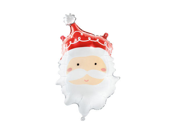 Foil balloon Santa, 37x60cm, mix