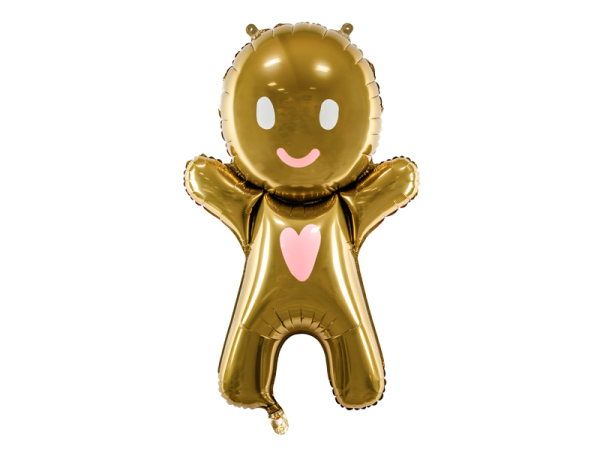 Foil Ballon Gingerbread Man, 58x86cm, mix