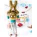 Foil Ballon Gingerbread Man, 58x86cm, mix