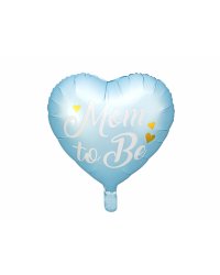 Foil balloon Mom to Be, 35cm, blue