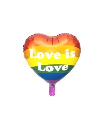 Foil balloon Love is Love, 35cm, mix