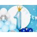 Balloon garland - blue, 200cm (1 pkt / 60 pc.)