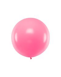 Round Balloon 1m, Pastel Pink