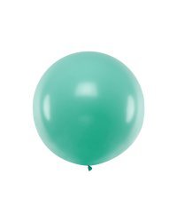 Round Balloon 1m, Pastel Forest Green