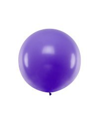 Round Balloon 1m, Pastel Lavender