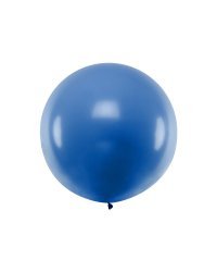 Round Balloon 1m, Pastel Blue