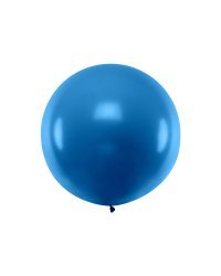 Round Balloon 1m, Pastel Navy Blue