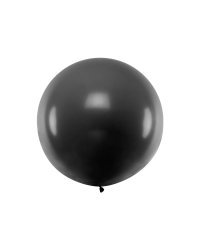 Round Balloon 1m, Pastel Black